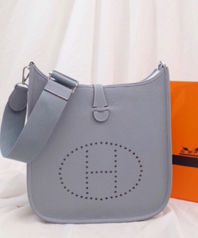 에르메스 에블린29 린넨블루 은장